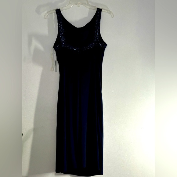 American Living Navy Blue Evening Dress - Picture 1 of 7